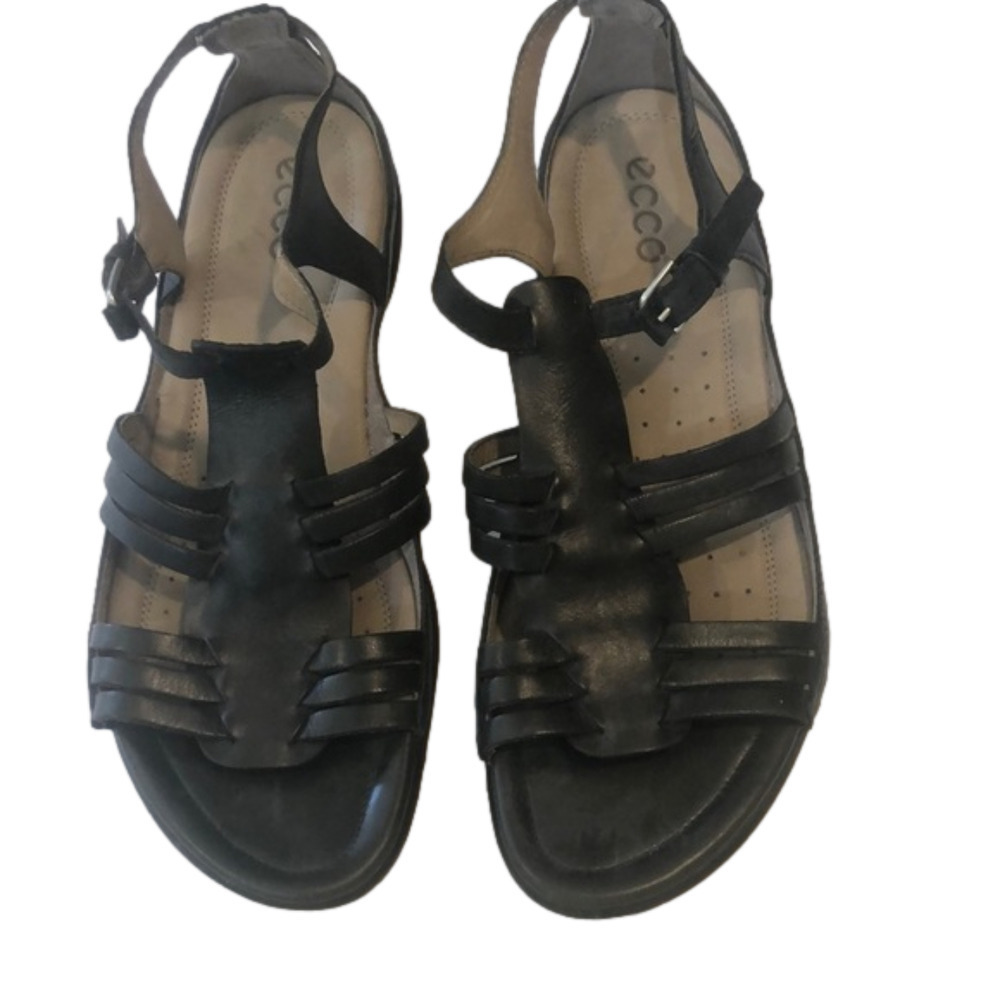 ECCO very comfortable!black sandals size 41